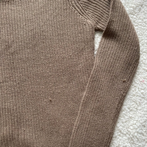 Ambiance Apparel Lace Up Back Sweater - Picture 5 of 6